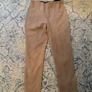 Blank NYC Camel High-Rise Trousers